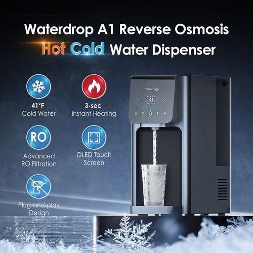 Dispensador de Água Quente e Fria por Osmose Inversa Waterdrop A1