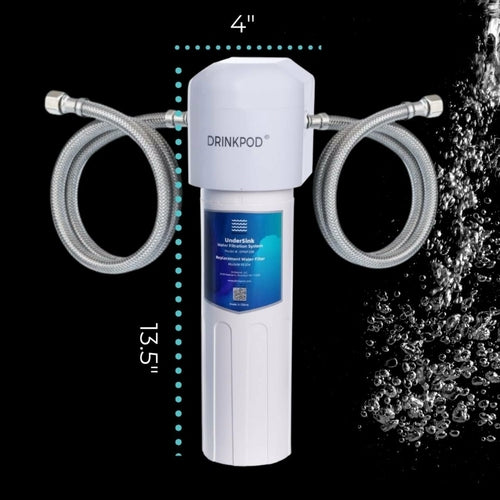 Unterbau-Trinkwasserfiltersystem, 3 Jahre oder 20.000 Liter, Ultrahochleistungsfähig