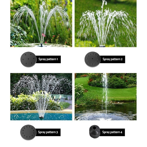 Bomba Solar Submersível Gardeon com Bateria — Fonte para Lago e Jardim