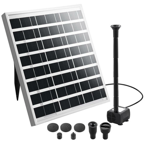 Bomba Solar para Lago e Jardim — Painel Grande 8.2W