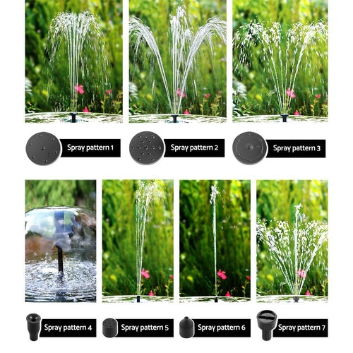 Bomba Solar para Lago e Jardim — Painel Grande 8.2W