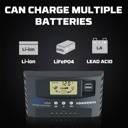 POWERWIN Solar controller MPPT50 50Ah for 12V & 24V