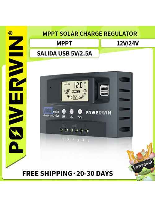 POWERWIN Solar controller MPPT50 50Ah for 12V & 24V