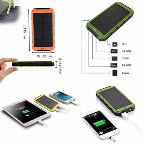 Power Bank Solar Roaming — Carregador Portátil para Telefónes e Tablets