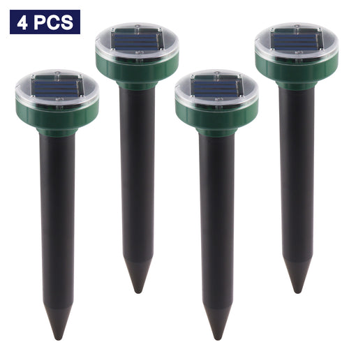 Repelente Ultrasssónico Solar para Roedores — Pack de 4 Unidades