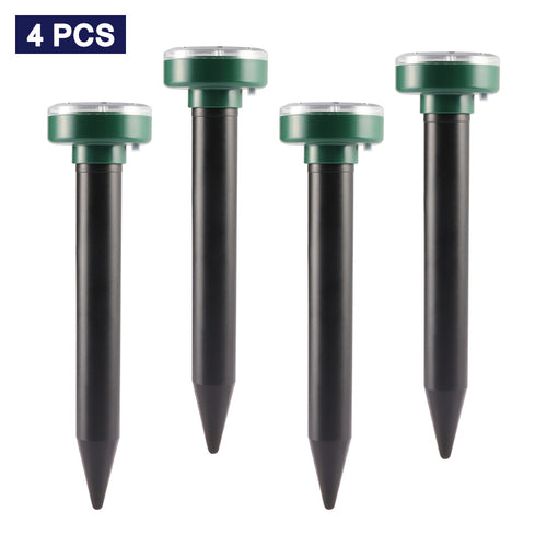 Repelente Ultrasssónico Solar para Roedores — Pack de 4 Unidades