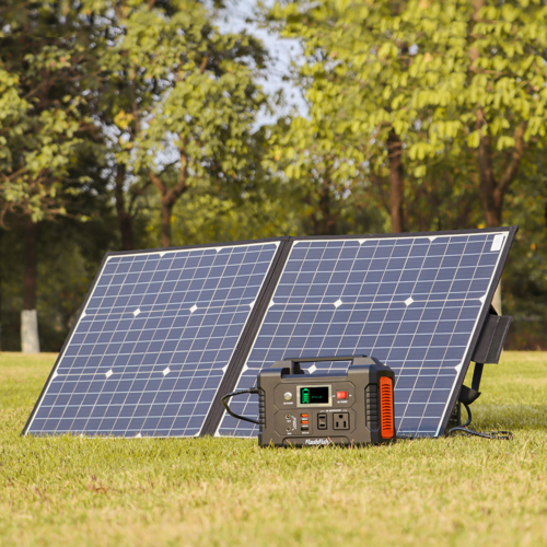 Estação de Energia Portátil 200W com Painel Solar 50W