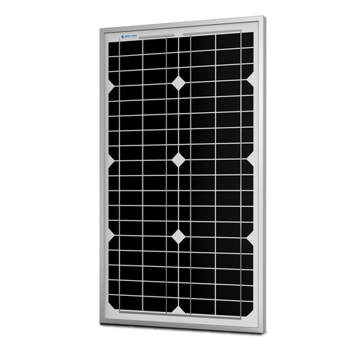 Painel Solar Monocristalino 30W 12V — Para Caravanas, Barcos e Sistemas Off-Grid