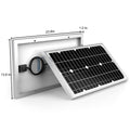 Painel Solar Monocristalino 30W 12V — Para Caravanas, Barcos e Sistemas Off-Grid