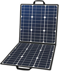 Painel Solar Dobrável Portátil 50W 18V — Campismo e Viagens