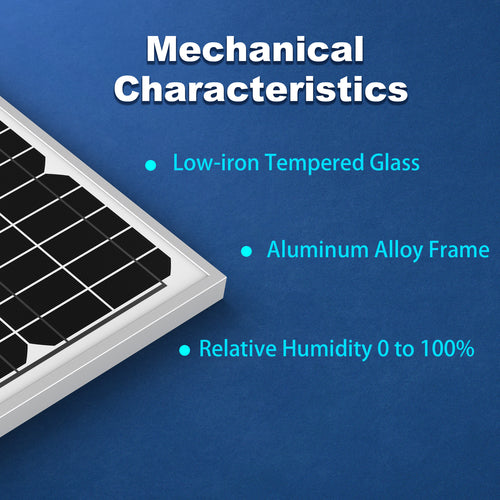 Painel Solar Monocristalino 30W 12V — Para Caravanas, Barcos e Sistemas Off-Grid