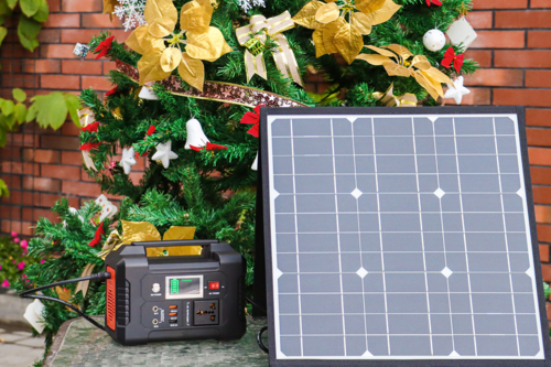 Estação de Energia Portátil 200W com Painel Solar 50W