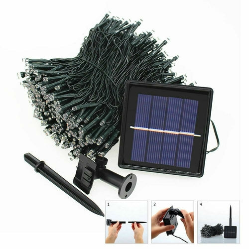 Luzes de Jardim Solares — 300 LED, 30 Metros, Decorativas